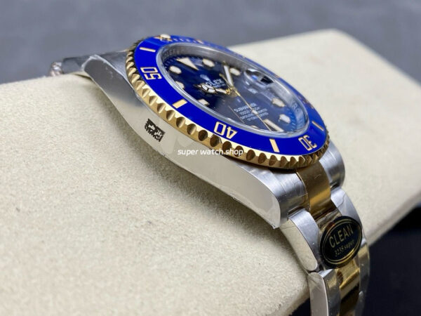 Clean Factory Rolex Submariner Date 126613LB 41mm Half Gold Blue Dial - Image 6