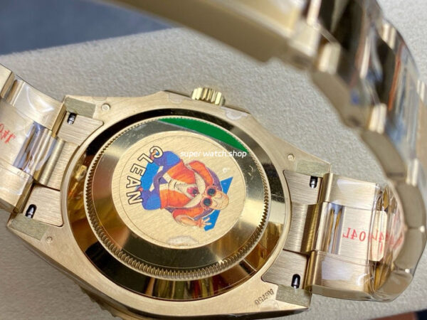 Clean Factory Rolex Submariner Date 126618LB-0002 41mm Full Yellow Gold Blue Dial - Image 7