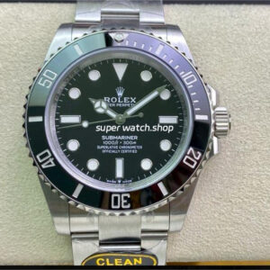 Clean Factory Rolex Submariner (No Date) 124060-0001 41mm Black Dial