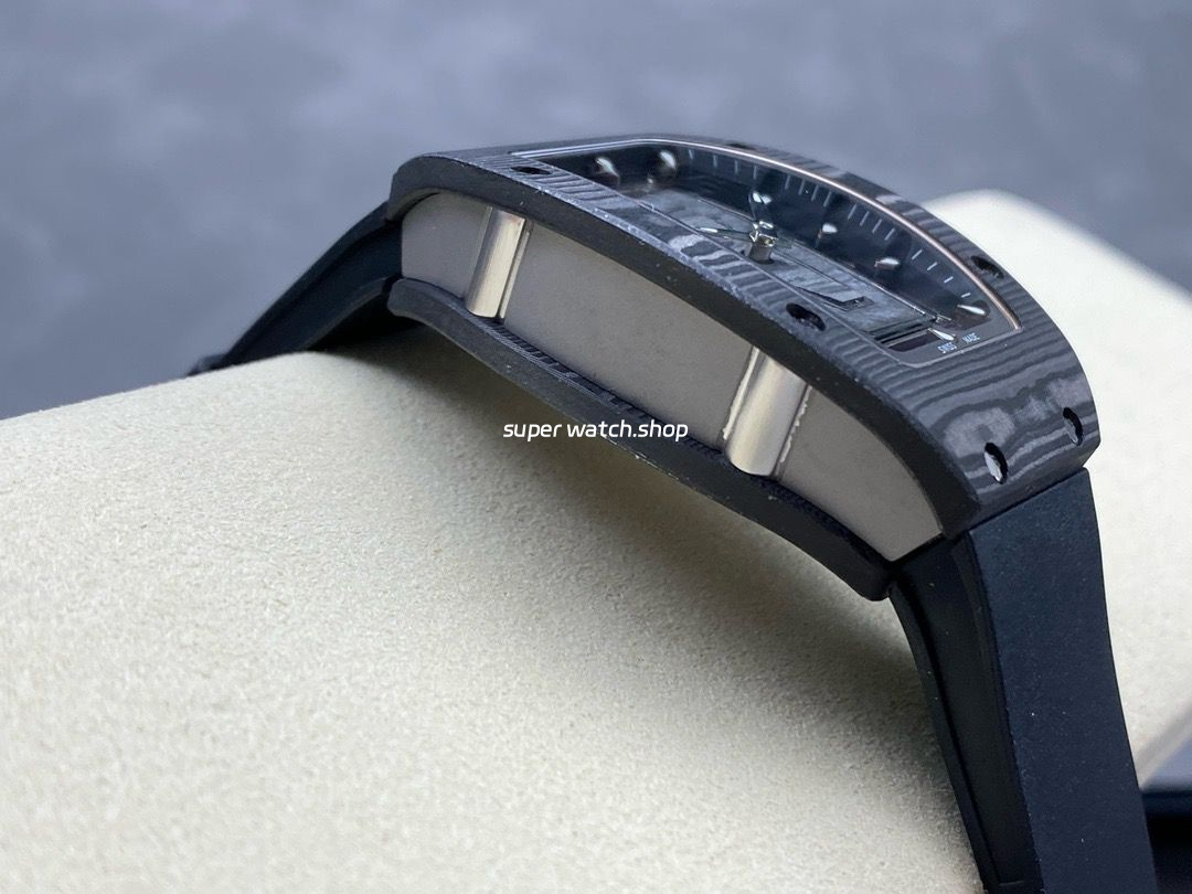 G+ Factory Richard Mille RM07 31.4mm Titanium&Carbon Fiber Black Rubber Strap Skeletonized Dial - Image 5