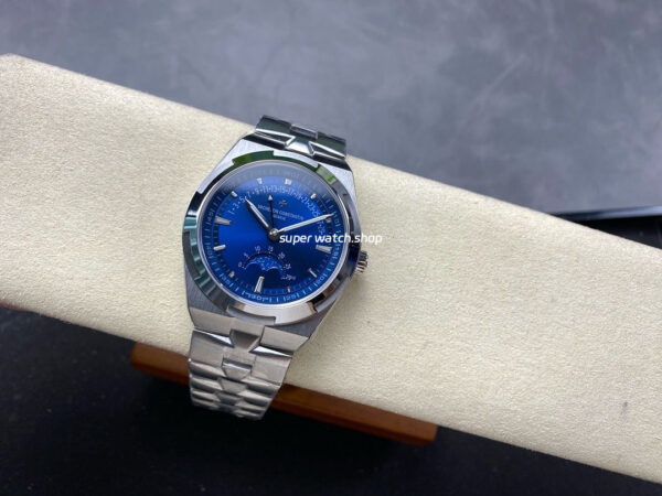 GR Factory Vacheron Constantin Moonphase Retrograde Date Overseas 4000V210A-B911 41mm Full Steel Blue Dial - Image 4