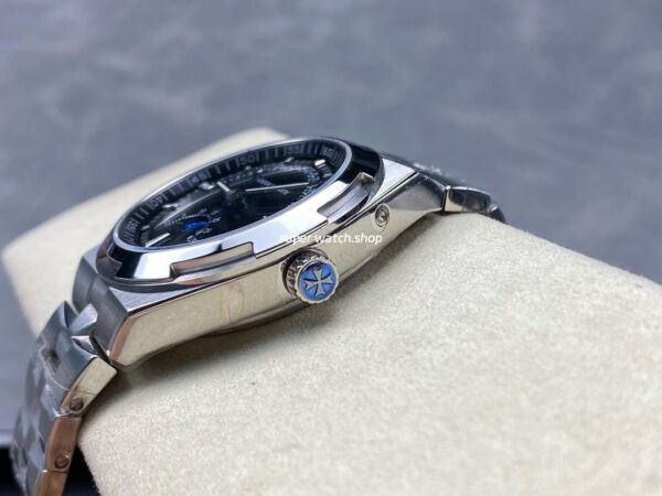 GR Factory Vacheron Constantin Moonphase Retrograde Date Overseas 41mm Full Steel Black Dial - Image 6
