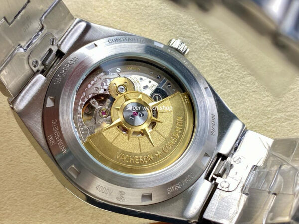 GR Factory Vacheron Constantin Moonphase Retrograde Date Overseas 41mm Full Steel Silver Dial - Image 7