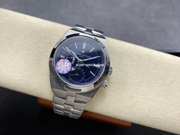 GR Factory Vacheron Constantin Overseas Dual Time 7900V-110A-B334 41mm Full Steel Blue Dial - Image 5