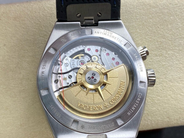 GR Factory Vacheron Constantin Overseas Dual Time 7900V-110A-B334 41mm Steel Leather Strap Blue Dial - Image 6