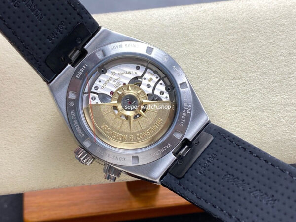 GR Factory Vacheron Constantin Overseas Dual Time 7900V-110A-B546 41mm Steel Leather Strap Black Dial - Image 6