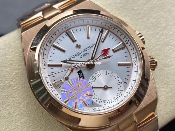 GR Factory Vacheron Constantin Overseas Dual Time 7900V/000R-B336 41mm Full Gold Silver Dial - Image 2
