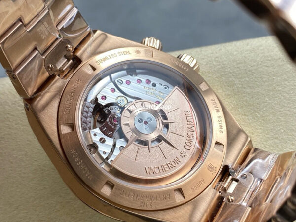 GR Factory Vacheron Constantin Overseas Dual Time 7900V/000R-B336 41mm Full Gold Silver Dial - Image 8