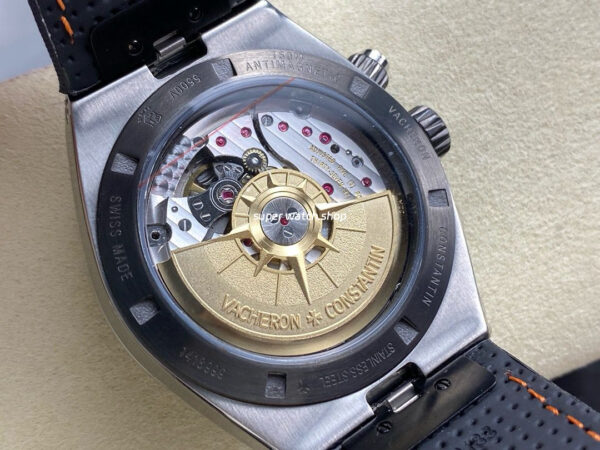 GR Factory Vacheron Constantin Overseas Dual Time 7910V/000T-B922 41mm Titanium Canvas Strap Gray Blue Dial - Image 7
