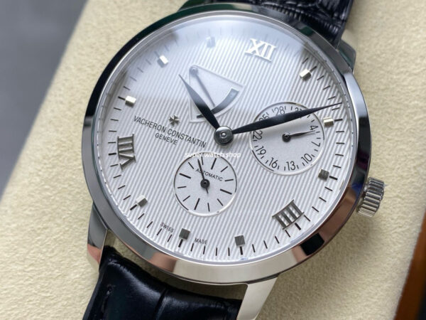 KM Factory Vacheron Constantin Patrimony 47200/000G-9019 White Gold White Dial - Image 3