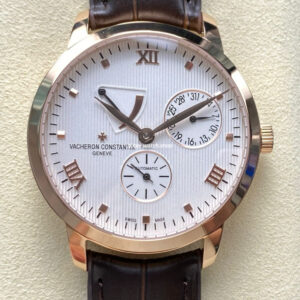 KM Factory Vacheron Constantin Patrimony 47200/000J-9018 Rose Gold White Dial