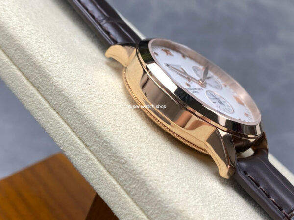 KM Factory Vacheron Constantin Patrimony 47200/000J-9018 Rose Gold White Dial - Image 5