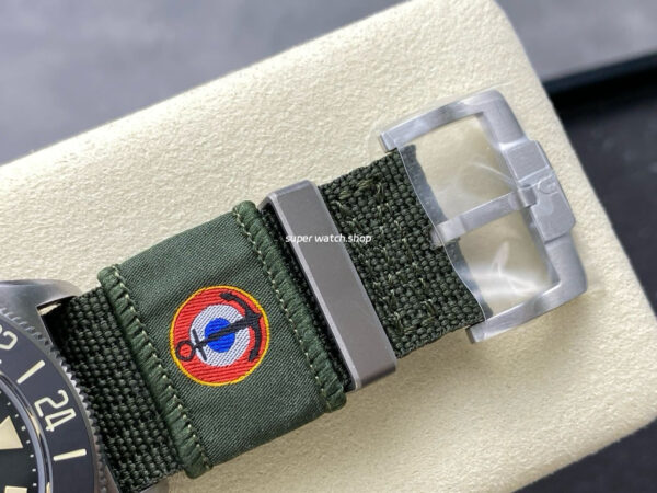 M+ Factory Tudor Pelagos FXD GMT M2542G247NU-0002 42mm Titanium Green Textile Strap Black Dial - Image 7