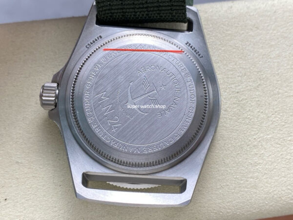 M+ Factory Tudor Pelagos FXD GMT M2542G247NU-0002 42mm Titanium Green Textile Strap Black Dial - Image 6