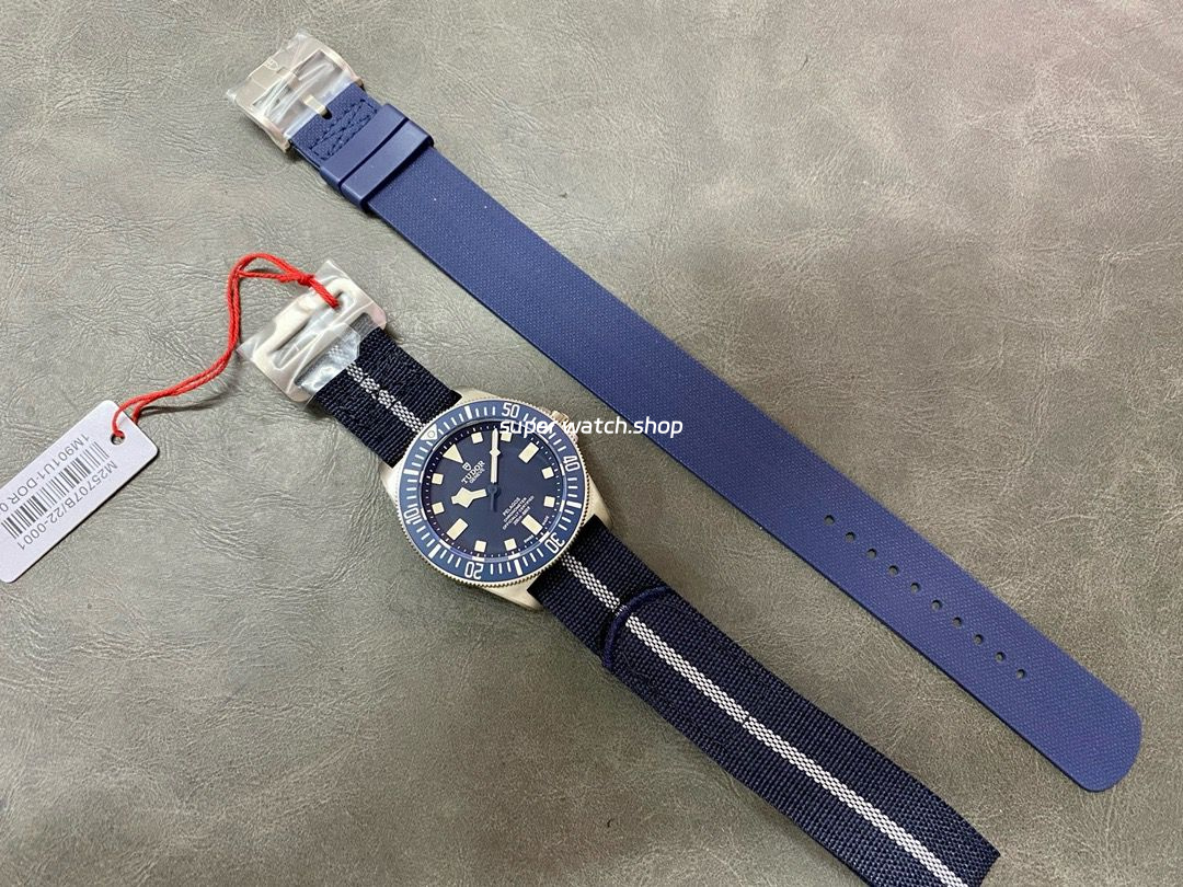 M+ Factory Tudor Pelagos M25707B/24-0001 42mm Titanium Textile Strap Blue Dial - Image 8