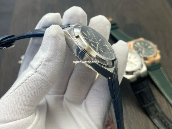 MKF Factory Vacheron Constantin Overseas Dual Time 7900V-110A-B334 Leather Strap Blue Dial - Image 5