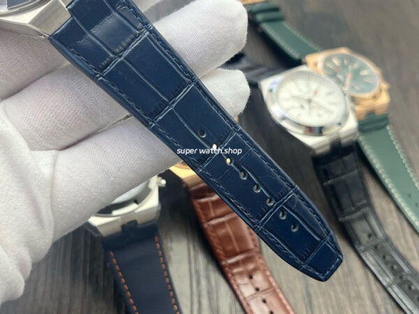 MKF Factory Vacheron Constantin Overseas Dual Time 7900V-110A-B334 Leather Strap Blue Dial - Image 9