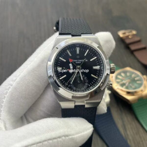 MKF Factory Vacheron Constantin Overseas Dual Time 7900V-110A-B546 Rubber Strap Black Dial