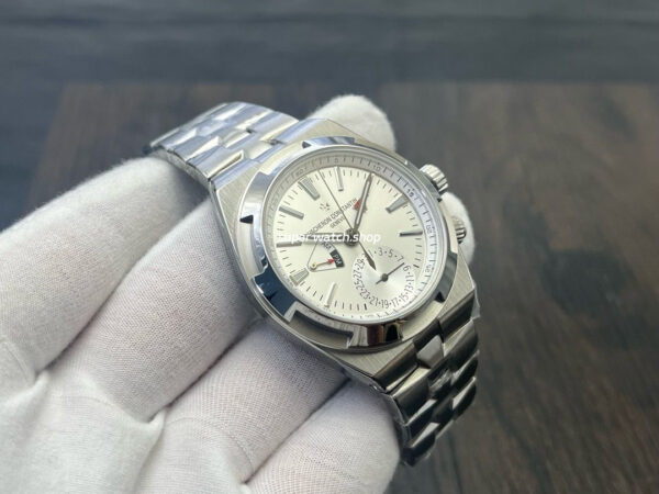 MKF Factory Vacheron Constantin Overseas Dual Time 7900V/110A-B333 Silver Dial - Image 4