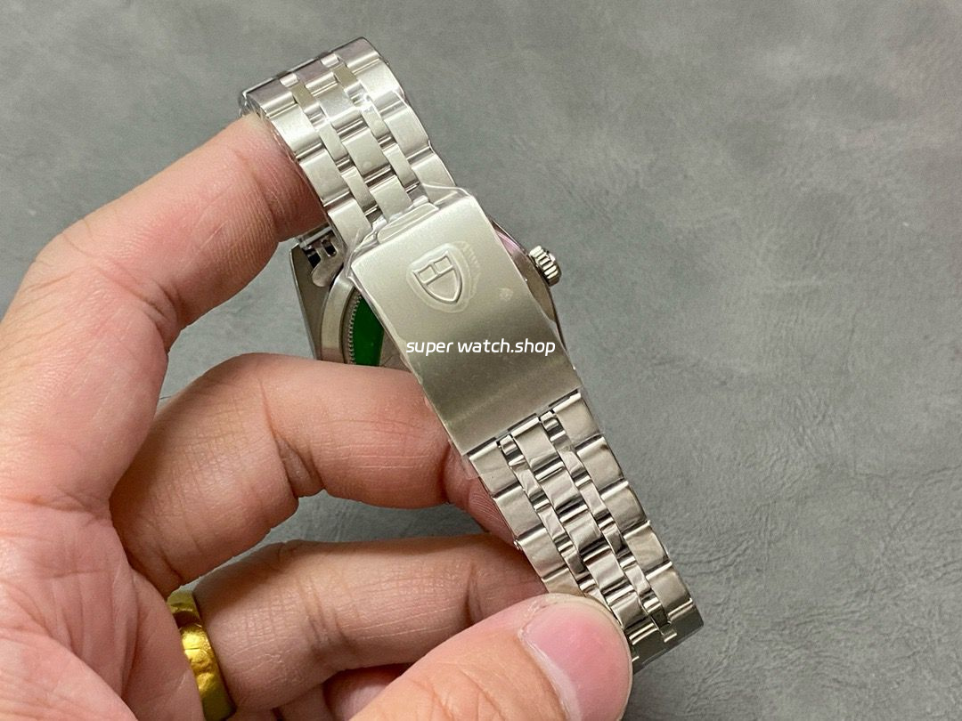 MKS Factory Tudor Date-Day 76214-0009 35mm Full Steel Silver Dial - Image 8