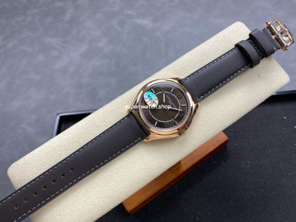 MKS Factory Vacheron Constantin Fiftysix 4600E/000R-B576 40mm Rose gold Leather Strap Arabic Numerals Brown Dial - Image 4