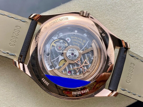 MKS Factory Vacheron Constantin Fiftysix 4600E/000R-B576 40mm Rose gold Leather Strap Arabic Numerals Brown Dial - Image 7