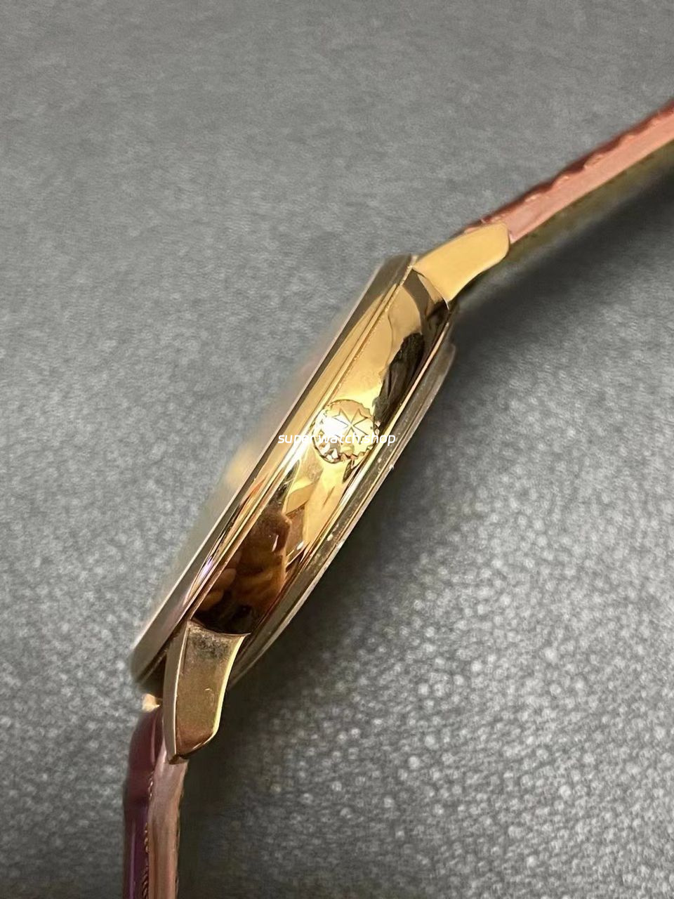 MKS Factory Vacheron Constantin Patrimony 85180-000R-9248 40mm Rose Gold Leather Strap White Dial - Image 6