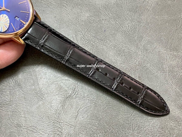 MKS Factory Vacheron Constantin Patrimony 85180/000R-B515 40mm Rose Gold Leather Strap Blue Dial - Image 9