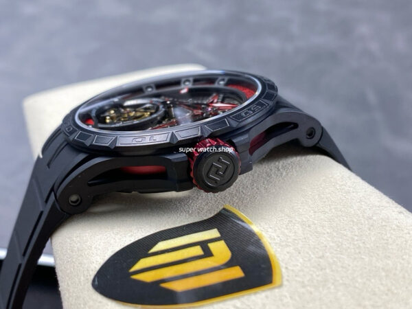 NEW Factory Roger Dubuis Excalibur RDDBEX0479 45mm Titanium Rubber Strap Skeletonized Dial - Image 6