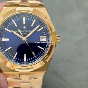PPF Factory Vacheron Constantin Overseas 4500V-110R-B7051 41mm Full Rose Gold Blue Dial
