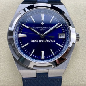PPF Factory Vacheron Constantin Overseas 4500V/110A-B128 41mm Steel Rubber Strap Blue Dial