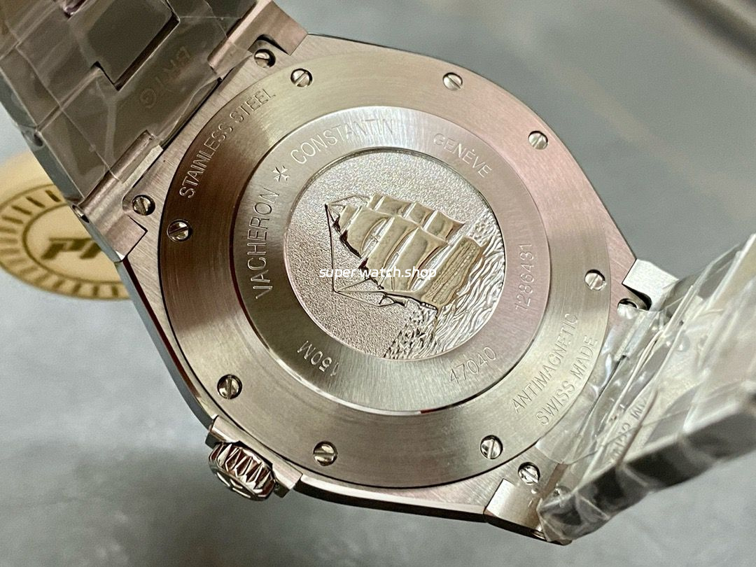 PPF Factory Vacheron Constantin Overseas 47040-B01A-9093 42mm Full Steel Arabic Numerals Silver Dial - Image 7