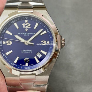 PPF Factory Vacheron Constantin Overseas 47040/000A-9008 42mm Full Steel Arabic Numerals Blue Dial