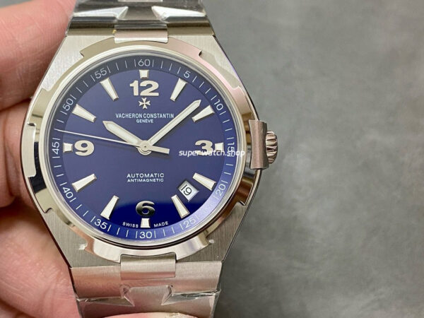 PPF Factory Vacheron Constantin Overseas 47040/000A-9008 42mm Full Steel Arabic Numerals Blue Dial