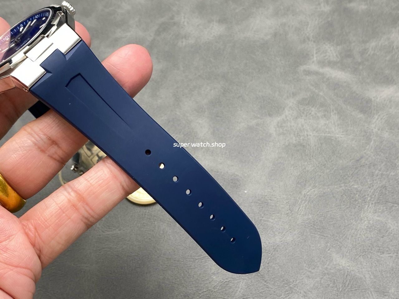 PPF Factory Vacheron Constantin Overseas 47040000A-9008 Rubber Strap Arabic Numerals Blue Dial - Image 9