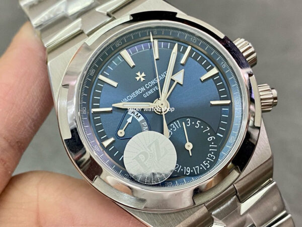 PZ Factory Vacheron Constantin Overseas Dual Time 7900V-110A-B334 41mm Full Steel Blue Dial - Image 2
