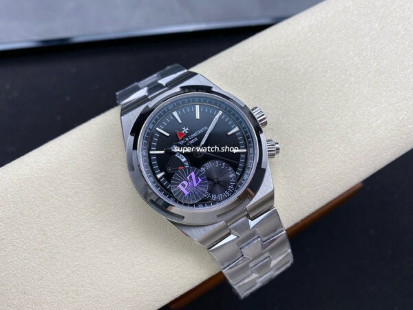 PZ Factory Vacheron Constantin Overseas Dual Time 7900V-110A-B546 41mm Full Steel Black Dial - Image 4