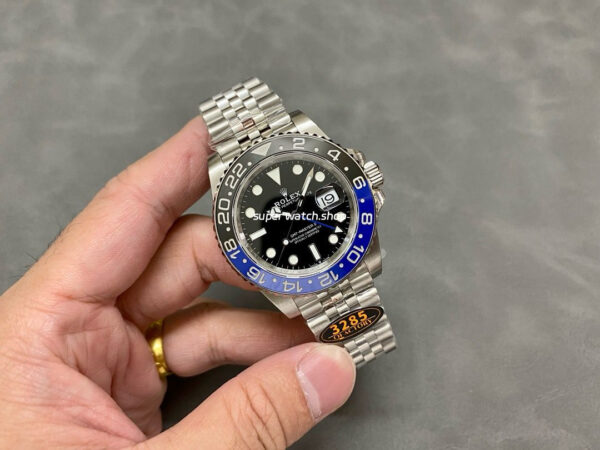 QF Factory Rolex Batman GMT-Master II 126710BLNR-0002 40mm Full 904L Black Dial Jubilee - Image 4