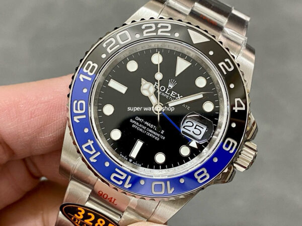 QF Factory Rolex Batman GMT-Master II 126710BLNR-0003 40mm Full 904L Black Dial - Image 3