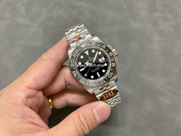 QF Factory Rolex GMT-Master II 126710GRNR-0003 40mm Full 904L Black Dial Jubilee - Image 4
