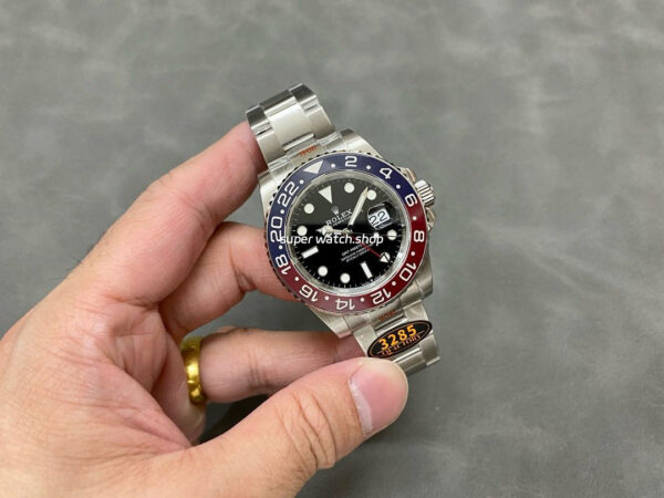 QF Factory Rolex Pepsi GMT-Master II 126710BLRO-0002 40mm Full 904L Black Dial - Image 4