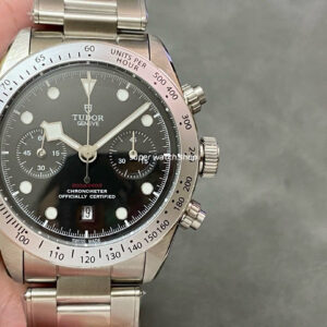 TW Factory Tudor Black Bay Chrono 79350 41mm Full Steel Black Dial