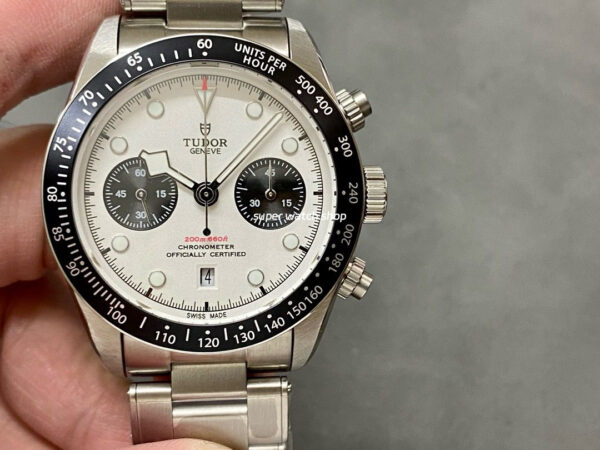 TW Factory Tudor Panda Black Bay Chrono 79360N-0002 41mm Full Steel White Dial