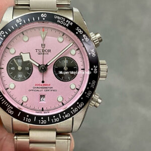 TW Factory Tudor Panda Black Bay Chrono 79360N-019 41mm Full Steel Pink Dial