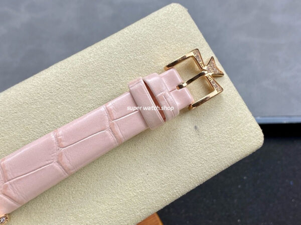 TW Factory Vacheron Constantin Traditionnelle Perpetual Calendar Ultra-Thin 4305T/000R-B947 Gold Pink Leather Strap Mother Of Pearl Dial - Image 8