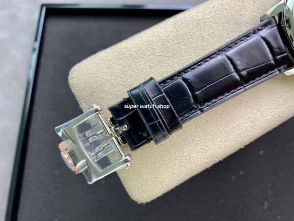TWS Factory Vacheron Constantin Retrograde Calendar 4010U/000G-B330 42.5mm Steel Leather Strap White Dial - Image 8