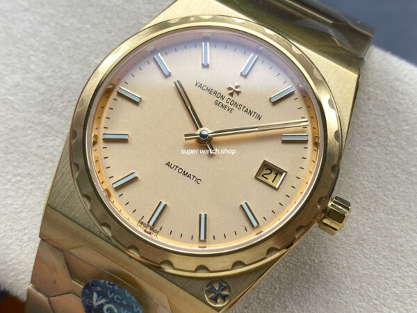 VC+ Factory Vacheron Constantin JUMBO 222 44018 37mm Yellow Gold Gold Dial - Image 3