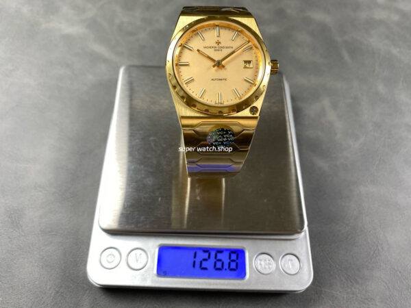 VC+ Factory Vacheron Constantin JUMBO 222 44018 37mm Yellow Gold Gold Dial - Image 9