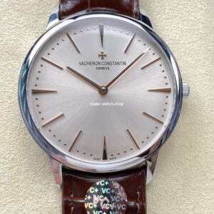 VC + Factory Vacheron Constantin Patrimony 81180000G-9117 White Gold White Dial