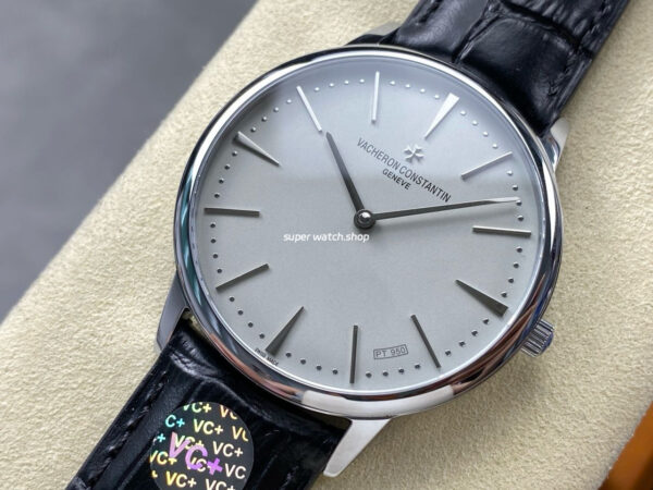 VC + Factory Vacheron Constantin Patrimony 81180000P-9220 Platinum Limited Edition Silver Dial - Image 3